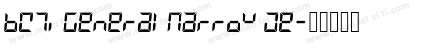 BW7iGeneralNarrow Me字体转换